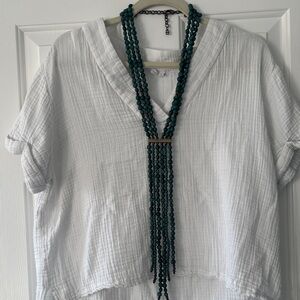 Chic Multi-Strand Turquoise/Green Necklace